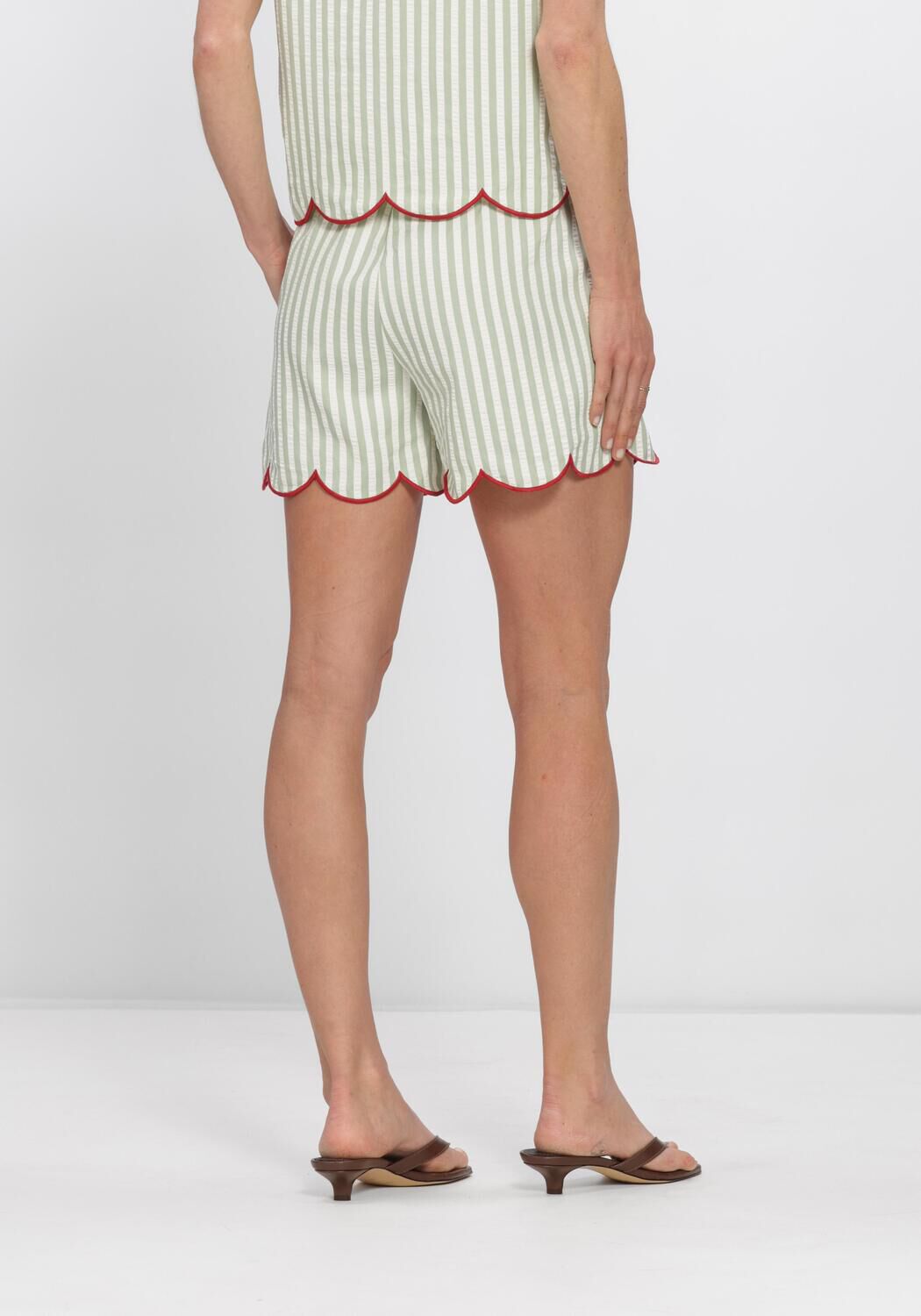 Groene YDENCE Korte broek SHORT NENA - large