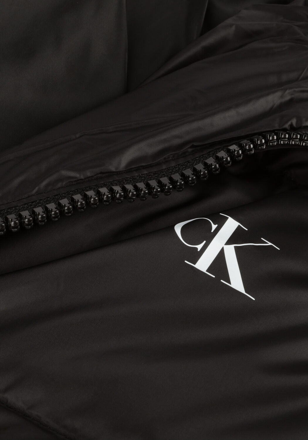 Zwarte CALVIN KLEIN Gewatteerde jas ESSENTIALS DOWN LONG PARKA - large