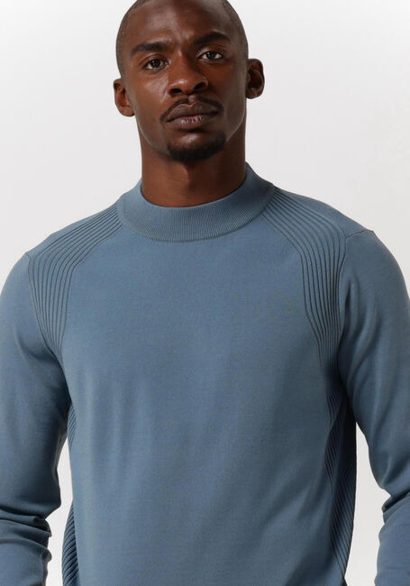 Blauwe GENTI Trui K6026-3260 - large