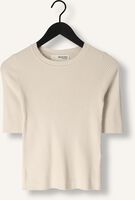 SELECTED WOMEN Pull SLFMALA 2/4 KNIT O-NECK B en beige SELECTED WOMEN Pull SLFMALA 2/4 KNIT O-NECK B en beige - medium