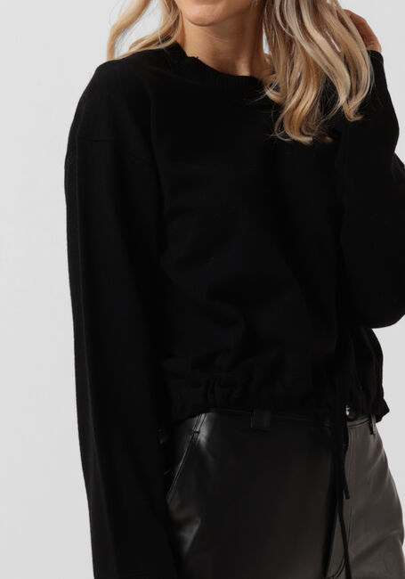 Zwarte VANILIA Trui MERINO WOOL SWEATER - large