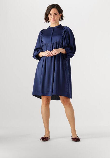 BRUUNS BAZAAR Robe midi SARINA DRESS Bleu foncé - large