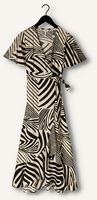 Zwarte OBJECT Midi jurk OBJFALINE SS WRAP LONG DRESS Zwarte OBJECT Midi jurk OBJFALINE SS WRAP LONG DRESS - medium