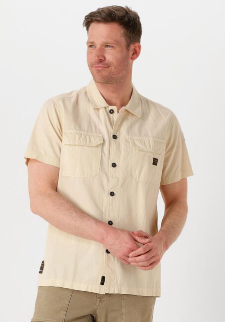 PME LEGEND Chemise décontracté SHORT SLEEVE SHIRT CTN  BEDFORD en beige - large