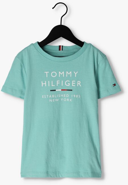 Blauwe TOMMY HILFIGER T-shirt TH LOGO TEE S/S - large