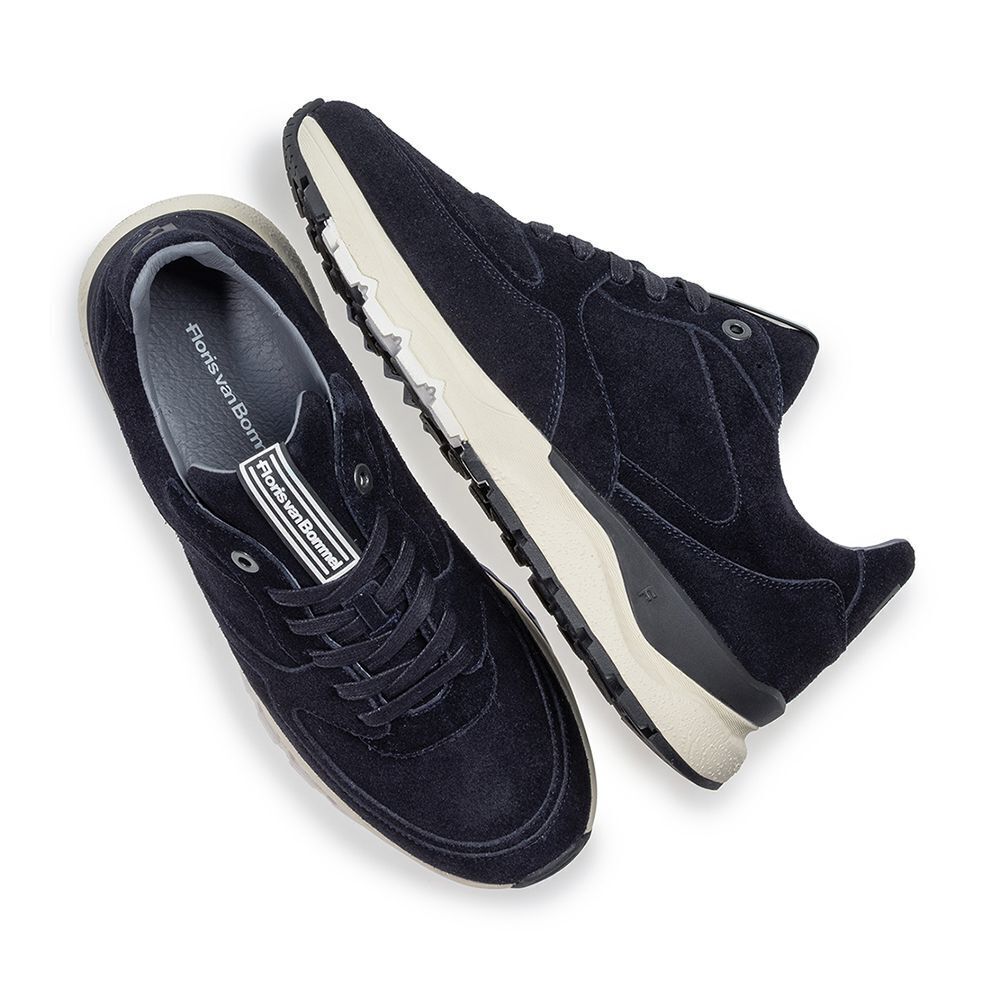 FLORIS VAN BOMMEL De Treener 07.02 Baskets en bleu - medium