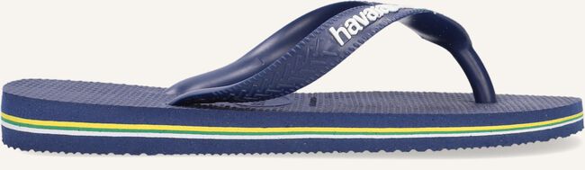 Blauwe HAVAIANAS Slippers BRASIL LOGO KIDS Blauwe HAVAIANAS Slippers BRASIL LOGO KIDS - large