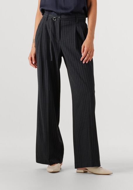 Blauwe SUMMUM Pantalon TROUSERS WIDE PINSTRIPE - large