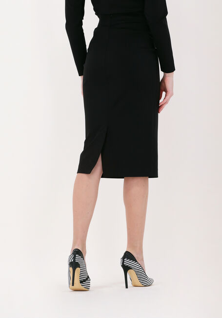 VANILIA Jupe midi PUNTO FITTED SKIRT en noir - large