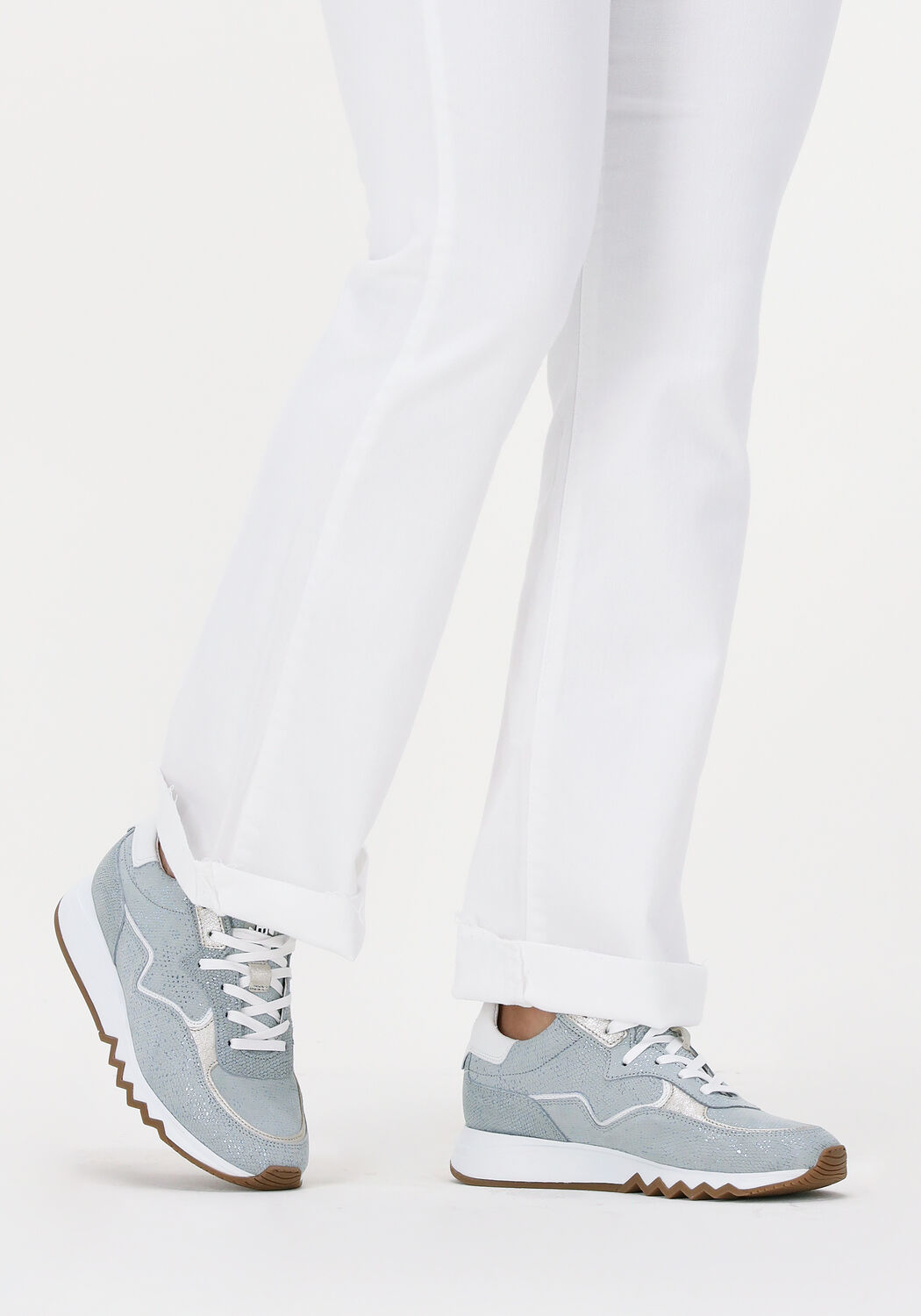 Lichtblauwe sneakers top
