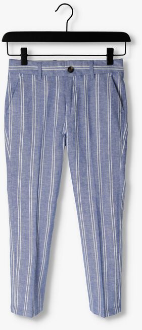 SCOTCH & SODA Pantalon STRIPED RELAXED SLIM FIT-LINEN DRESSED PANTS Bleu/blanc rayé - large