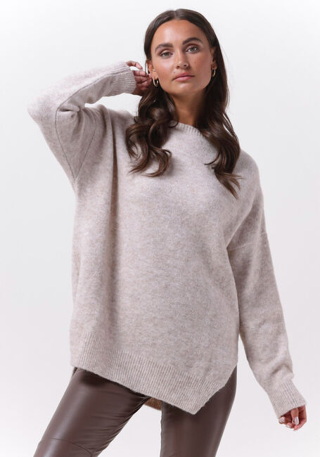 PENN & INK Pull PULLOVER SPLITT en gris - large