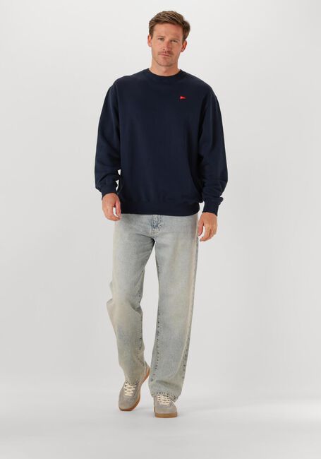 FORÉT Chandail FLAG SWEATSHIRT Bleu foncé - large