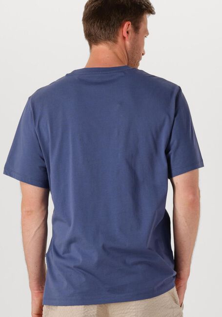 Blauwe SELECTED HOMME T-shirt SLHASPEN EMB SS O-NECK TEE - large