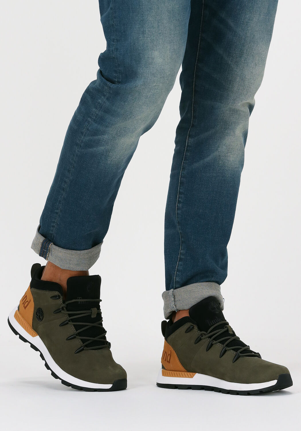 Groene TIMBERLAND Veterboots SPRINT TREKKER MID LACE M Omoda
