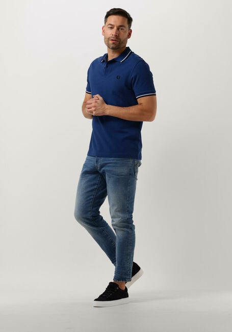 FRED PERRY Polo TWIN TIPPED FRED PERRY SHIRT Cobalt - large