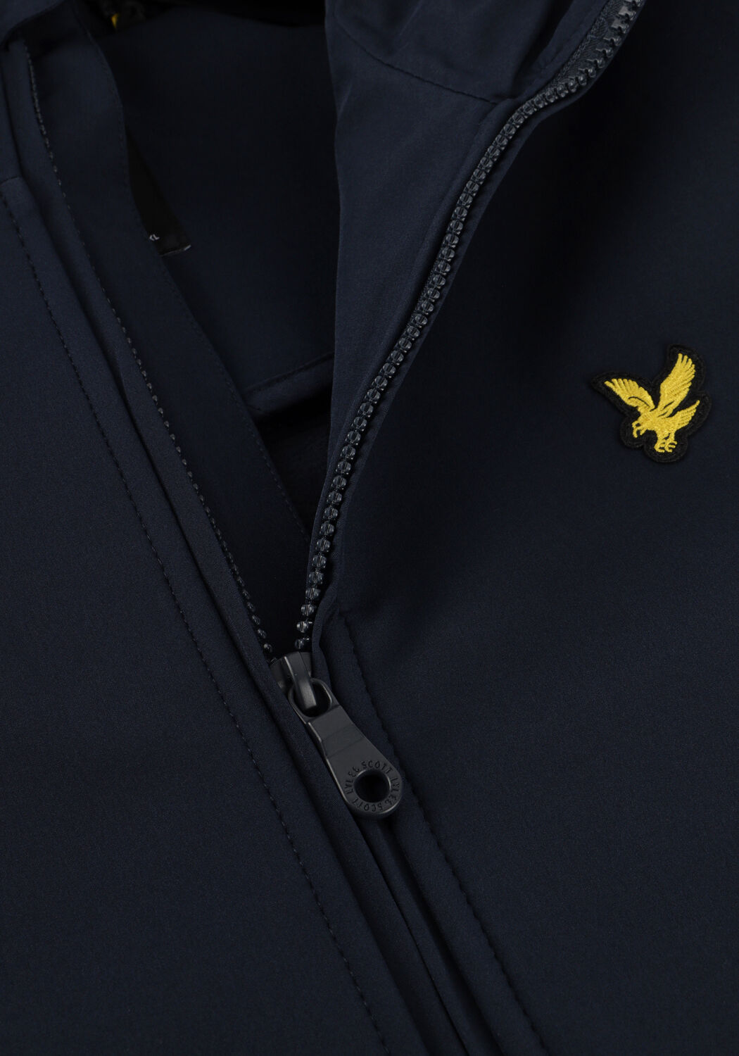 Donkerblauwe LYLE & SCOTT Jack FLEECE BACK SOFTSHELL - large