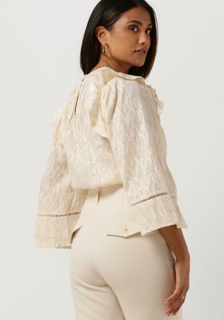 Witte SUMMUM  TOP LUREX JACQUARD - large