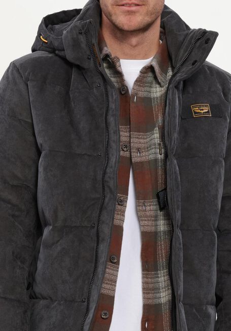 PME LEGEND Veste matelass&eacute; SEMI LONG JACKET GOBBLER Anthracite - large