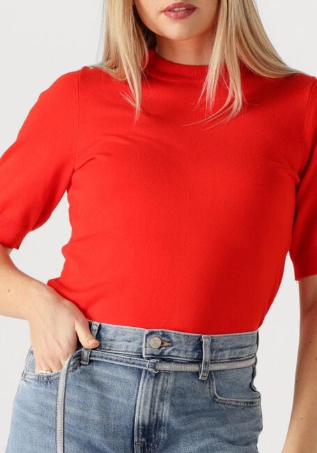 Y.A.S. Pull YASLENA SS KNIT PULLOVER en rouge - large