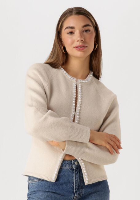 Creme NEO NOIR Vest LILLY PEARL KNIT CARDIGAN - large