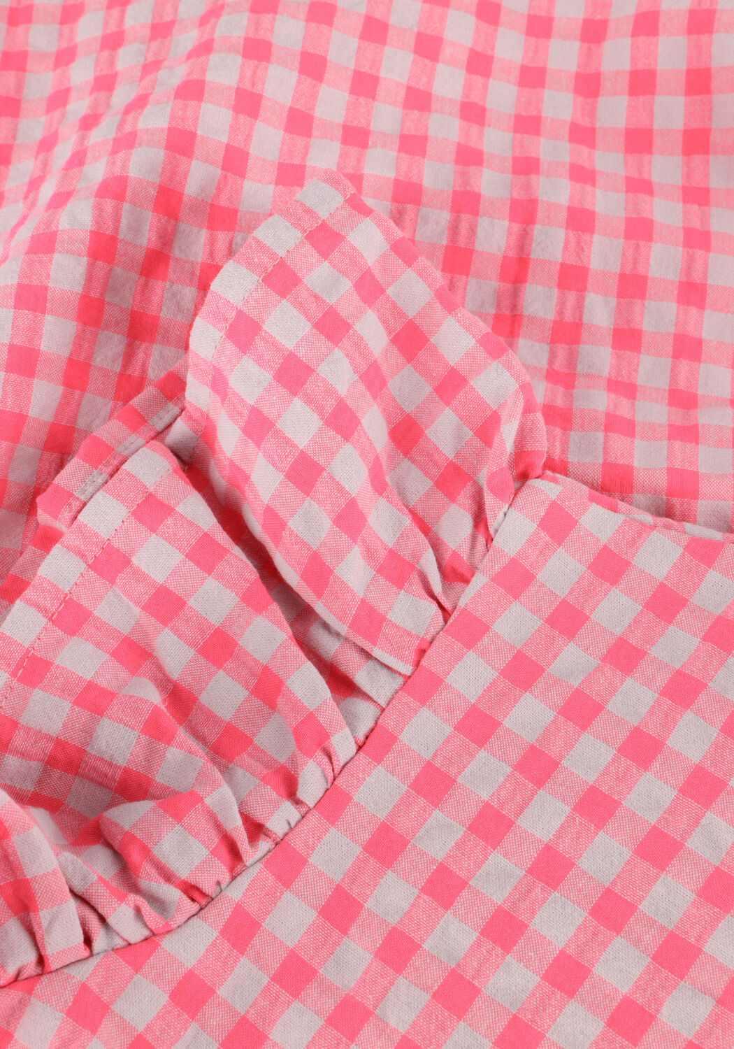 DAILY BRAT Mini robe CHEECKY CHECKED DRESS en rose - large