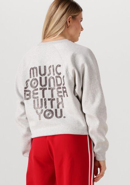 Lichtgrijze CATWALK JUNKIE Sweater GRAPHIC SWEATER - large