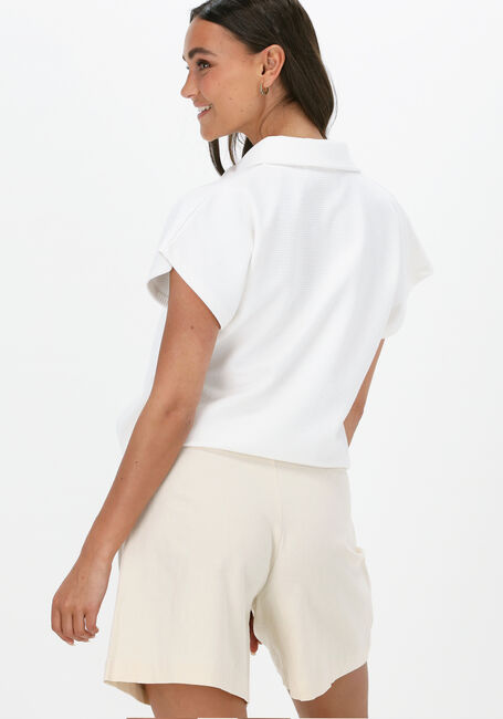 ANOTHER LABEL Polo ISMENE T-SHIRT Blanc - large