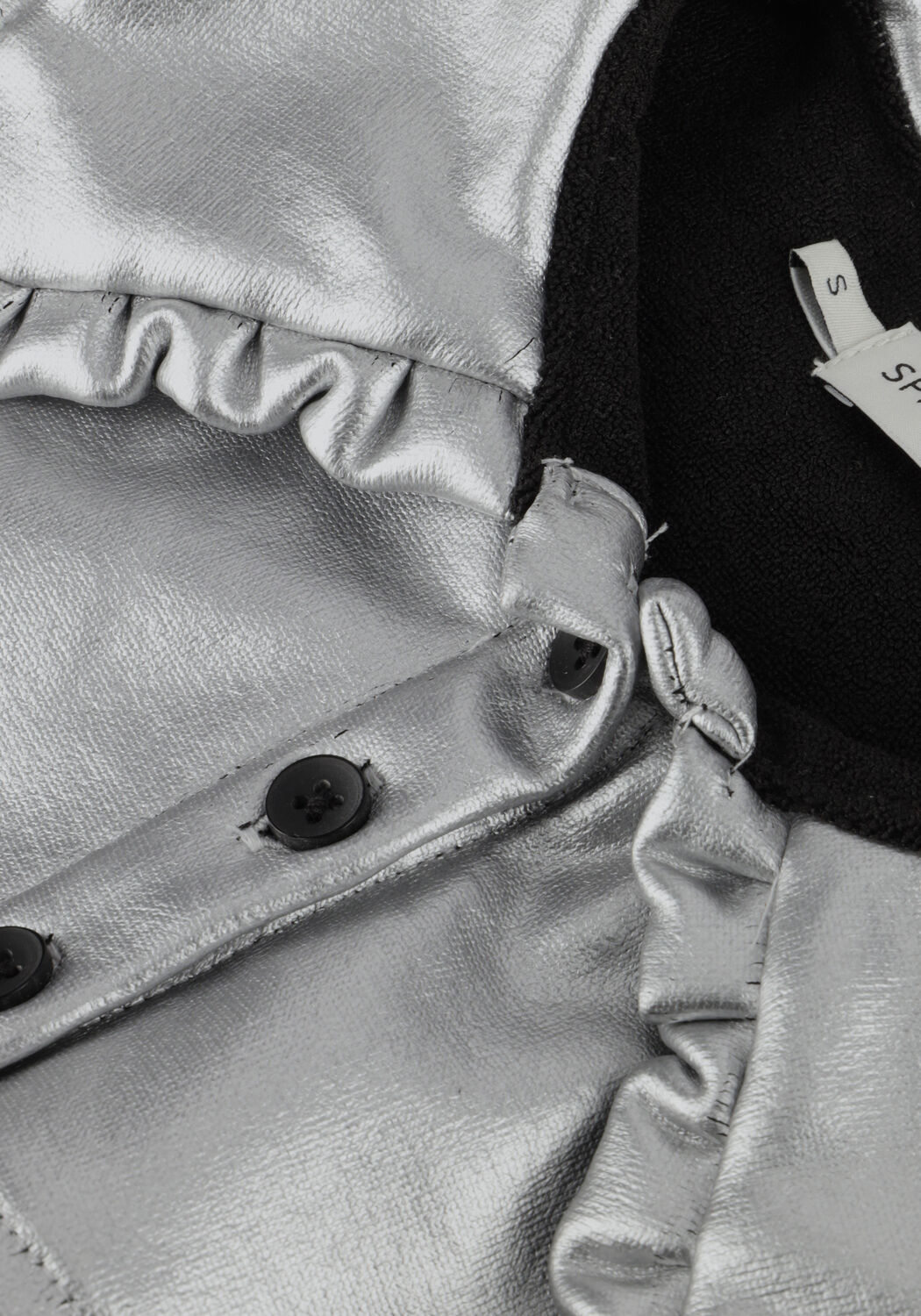 Sproet & Sprout RUFFLE COLLAR Col Argent&eacute; - large