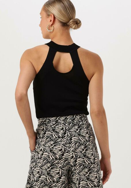 SUMMUM Haut TANK TOP DULL VISCOSE POLYAMIDE KNIT en noir - large