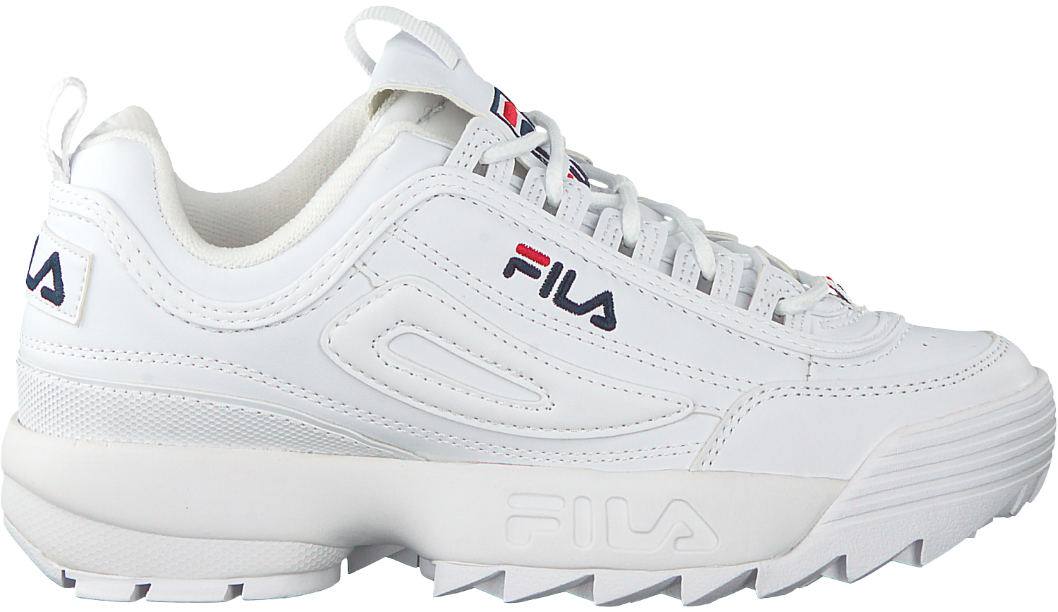white FILA  shoe  DISRUPTOR S LOW WMN Omoda