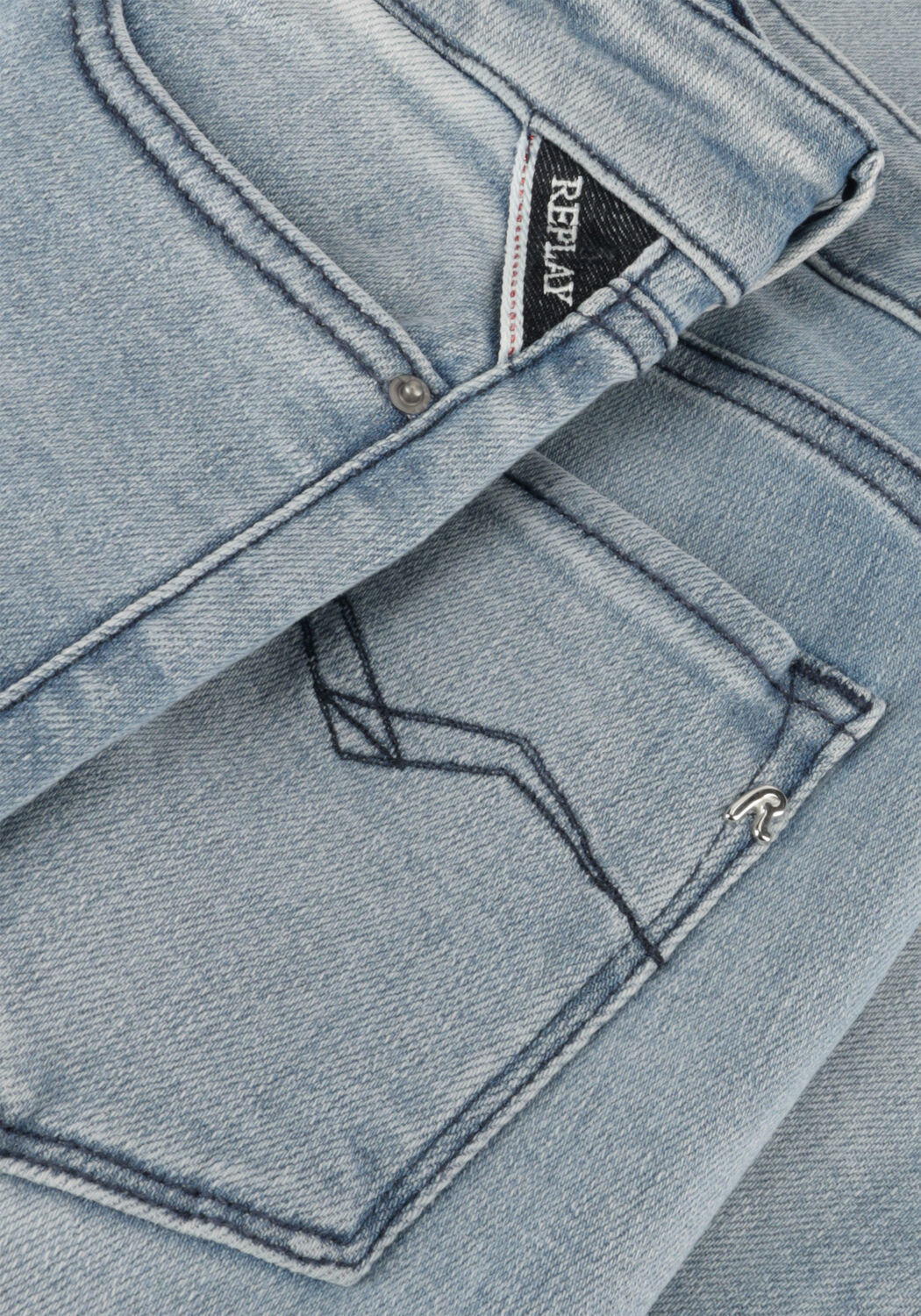 Lichtblauwe REPLAY Skinny jeans NEW LUZ PANTS - large