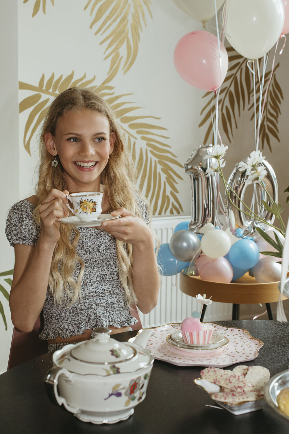 FRANKIE & LIBERTY T-shirt ROCCA LIBERTY BLOUSEE en multicolore - large