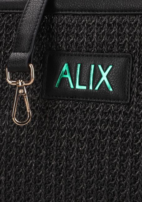 Zwarte ALIX THE LABEL Handtas LADIES WOVEN RAFFIA BAG Zwarte ALIX THE LABEL Handtas LADIES WOVEN RAFFIA BAG - large