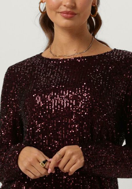 YDENCE Mini robe DRESS ANNAMAE Bordeaux - large