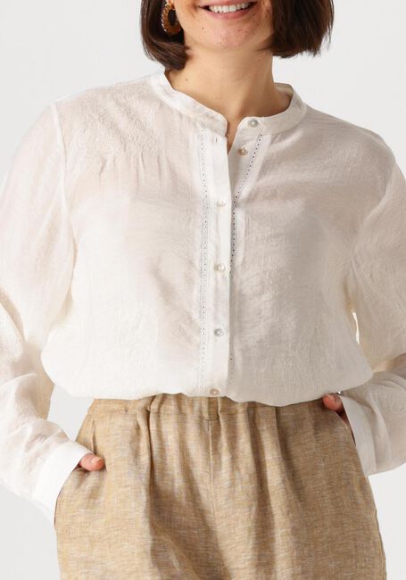 Gebroken wit NUKUS  ROSAN BLOUSE EMBROIDERY - large