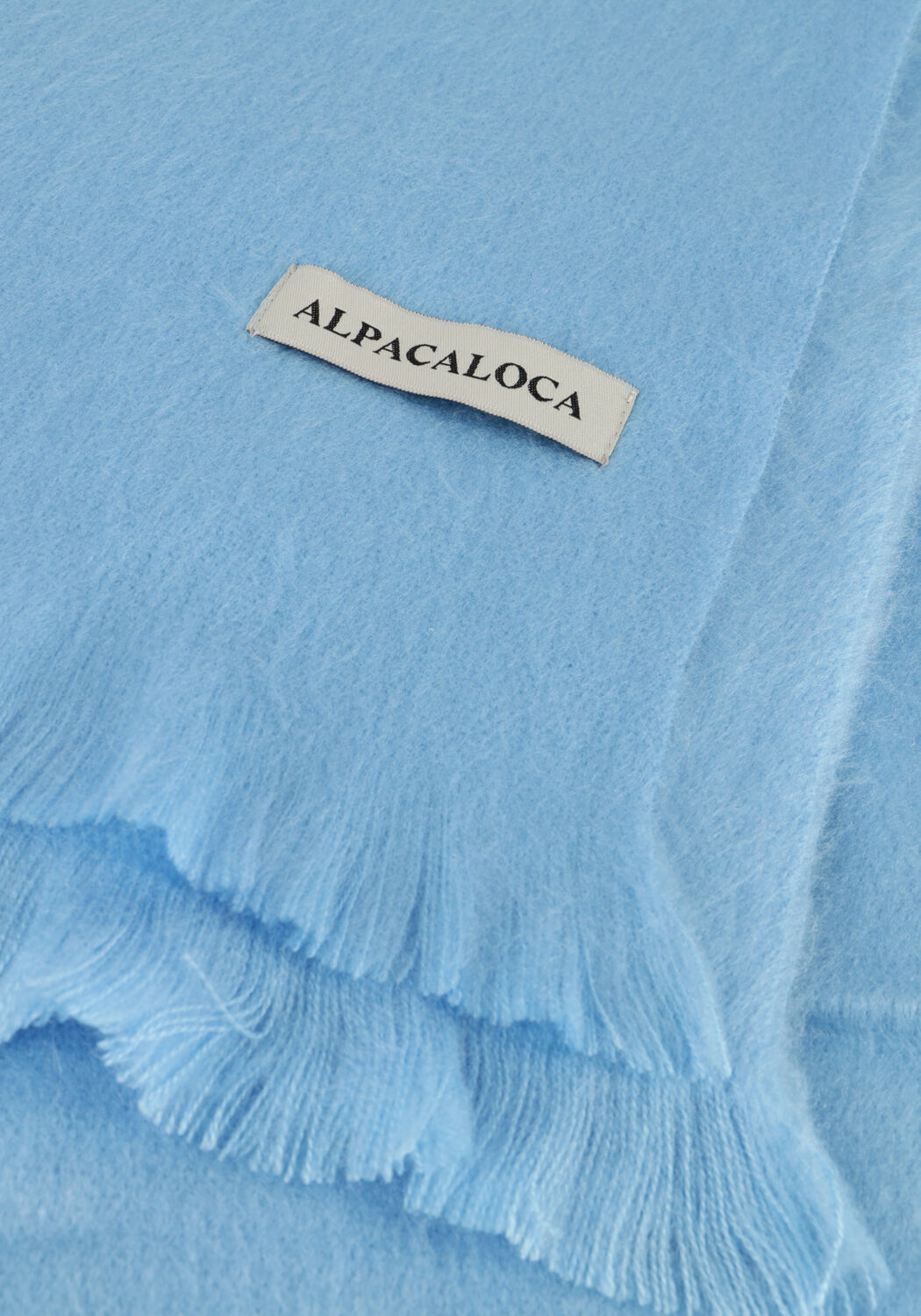 Blauwe ALPACA LOCA Sjaal 407 SCARF - large