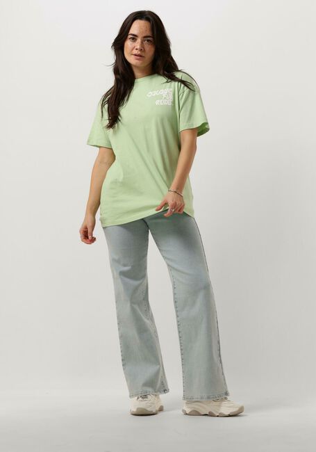 Mint COLOURFUL REBEL T-shirt LOGO WAVE LOOSEFIT TEE - large