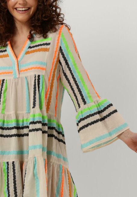 Gebroken wit DEVOTION Mini jurk ELLA - large