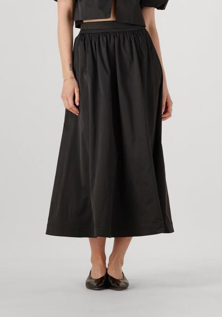 Zwarte ROUGE EDIT Maxirok ROUDETTA HW ANKLE SKIRT - large