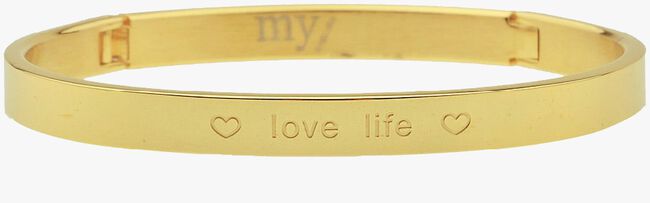 Gouden MY JEWELLERY Armband LOVE LIFE - large