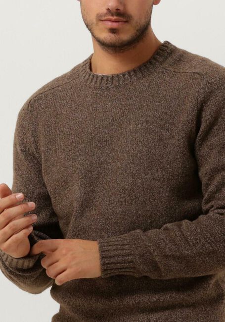 PROFUOMO Pull PULLOVER CREW NECK en marron - large