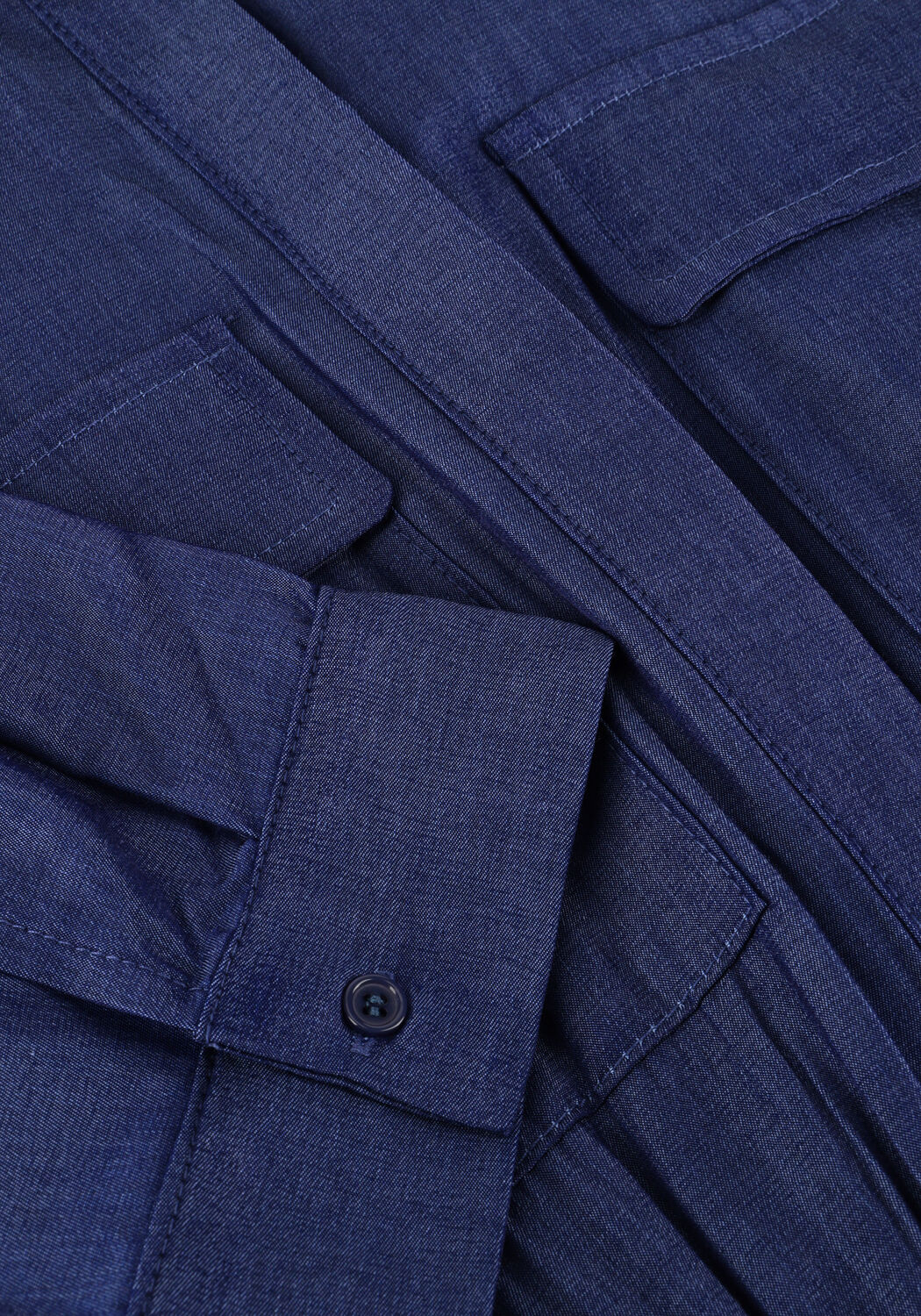 Blauwe MINUS Jumpsuit LEVANA JUMPSUIT - large