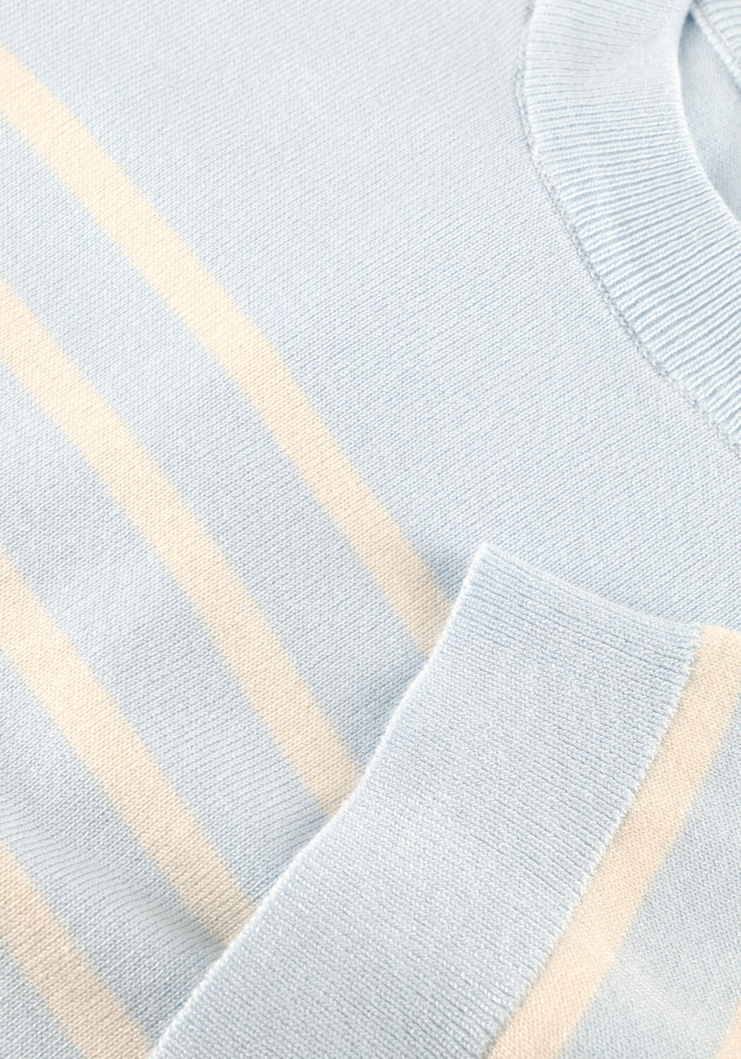Y.A.S. Pull YASLENA SS KNIT PULLOVER Bleu clair - large