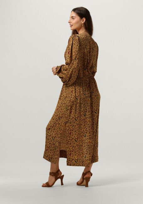 SISSEL EDELBO Robe midi CHERILYN DRESS en marron - large