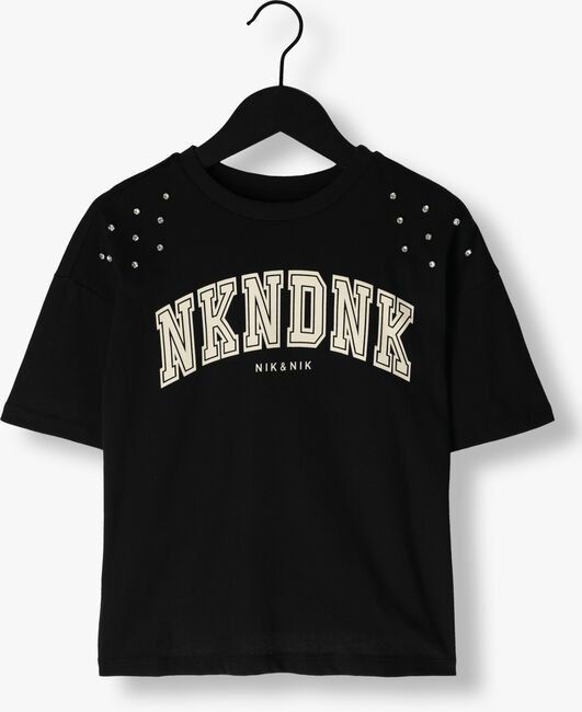 Zwarte NIK & NIK T-shirt DIAMONDS T-SHIRT - large