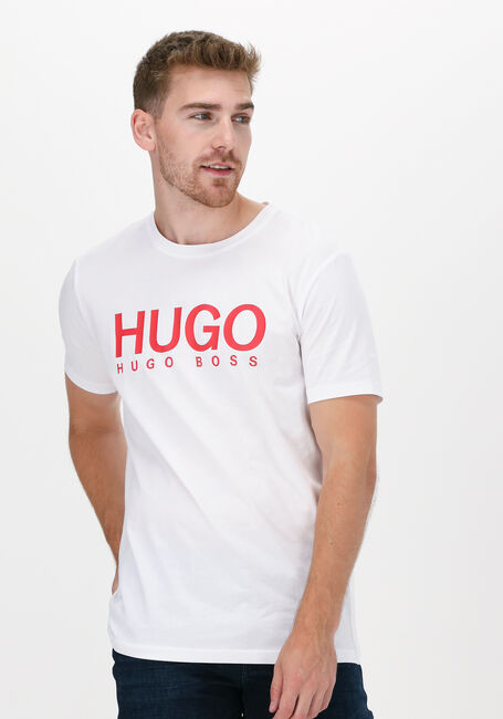 HUGO T-shirt DOLIVE 10182493 01 en blanc - large