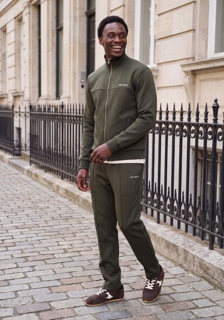 LES DEUX Jack LES DEUX TRACK JACKET en vert - large