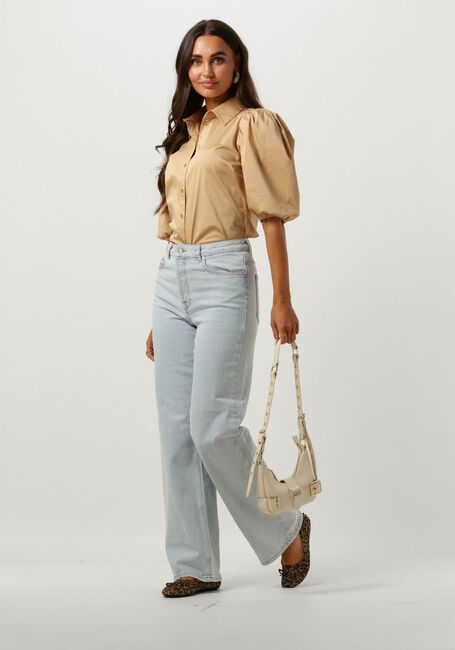 Lichtblauwe SELECTED WOMEN Wide jeans SLFALICE HW WIDE LON - large