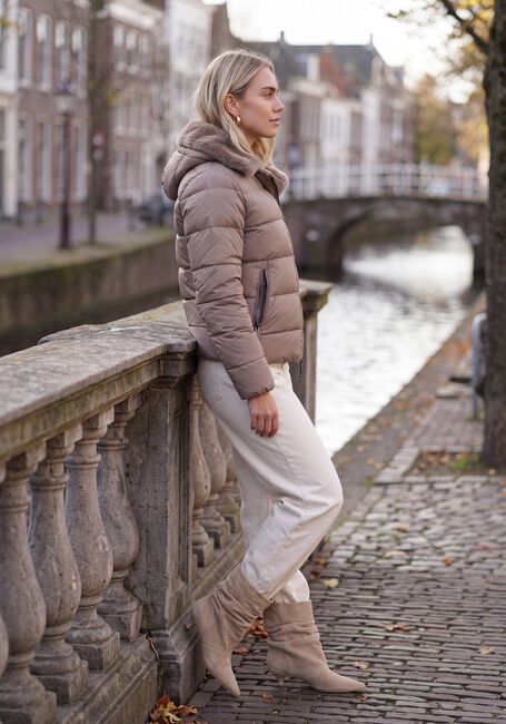 MOSCOW Veste matelass&eacute; 21-08-SPENCER en taupe - large